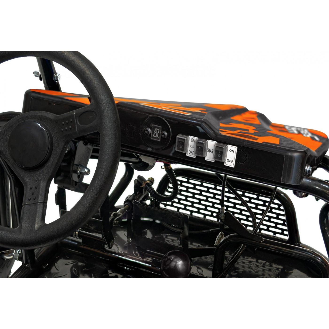 Vozidlo BUGGY Benzín LUCKY SEVEN LIFT Oranžová