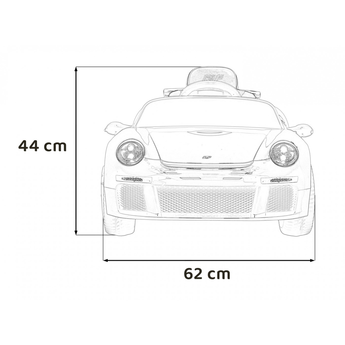 Vozidlo RUF CTR3 Black