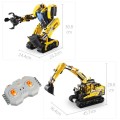Bloky R/C podložky 2v1 robotické rypadlo EE