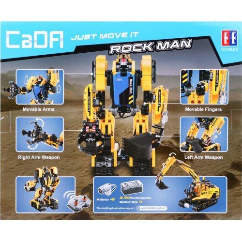 Bloky R/C podložky 2v1 robotické rypadlo EE