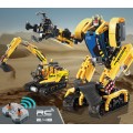 Bloky R/C podložky 2v1 robotické rypadlo EE
