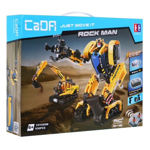 Bloky R/C podložky 2v1 robotické rypadlo EE
