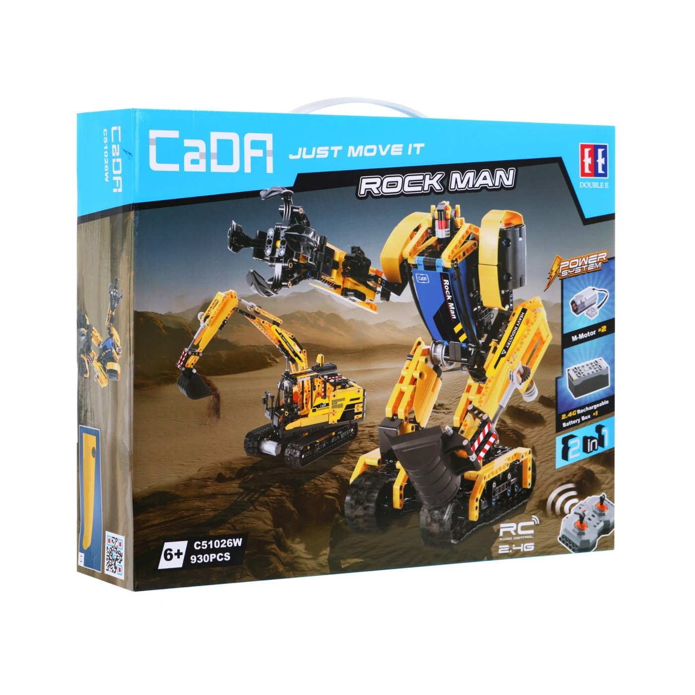 Bloky R/C podložky 2v1 robotické rypadlo EE