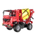 Technické bloky CaDA 814 el. Dálkové ovládání Míchačka betonu Truck 2v1 Dětský výtah 6+