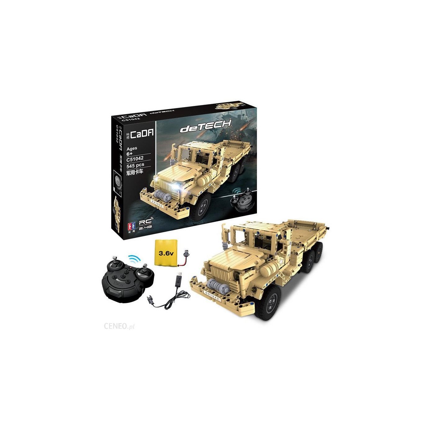 R/C bloky Auto Vojenský nákladní automobil EE