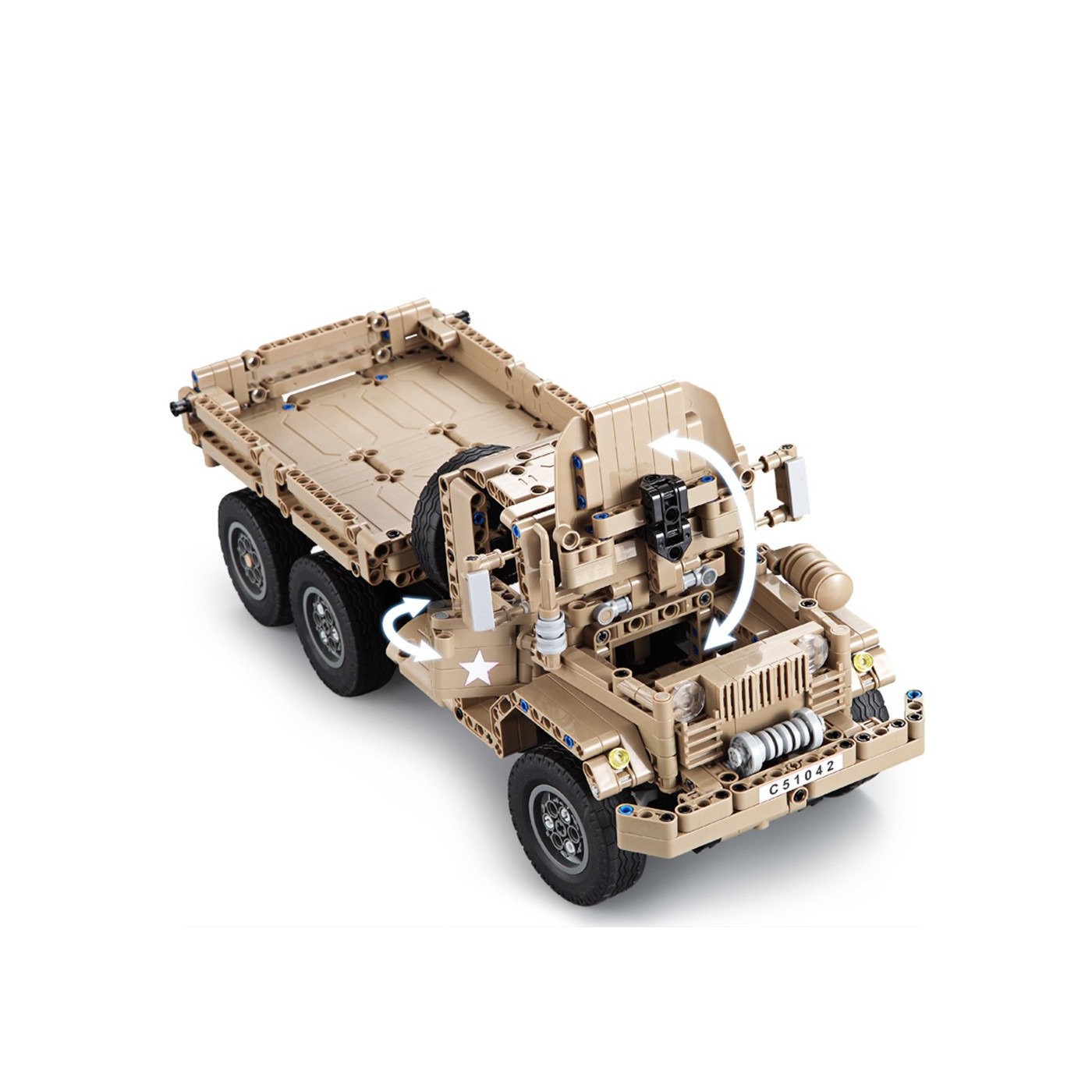 R/C bloky Auto Vojenský nákladní automobil EE