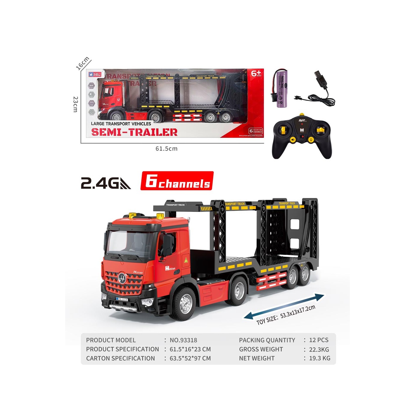 Velký odtahový vůz R/C