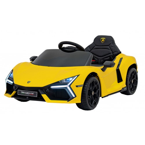 Žluté vozidlo Lamborghini Revuelto