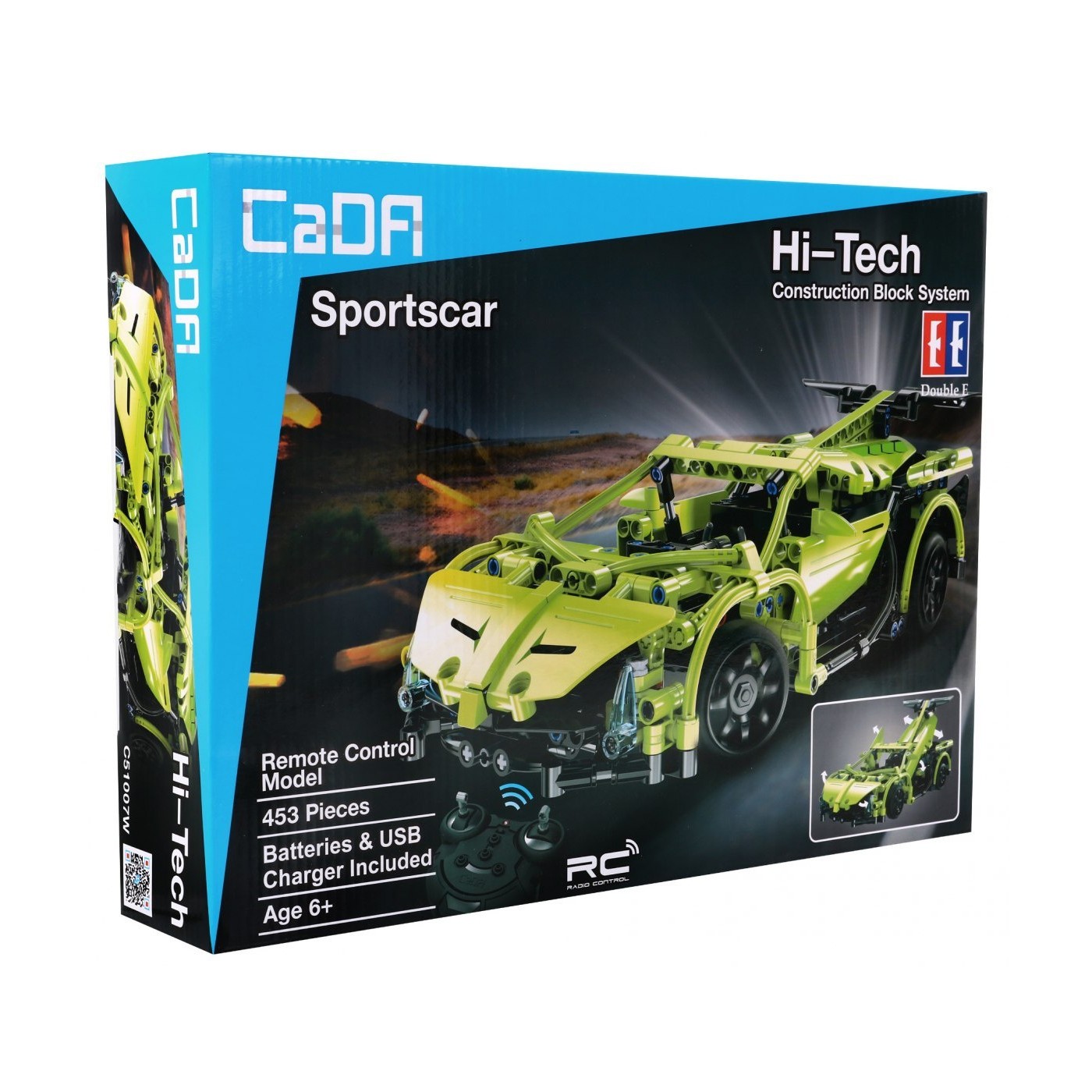 Technické bloky CaDA 453 el. Dálkově ovládaný sportovní vůz pro děti 6+
