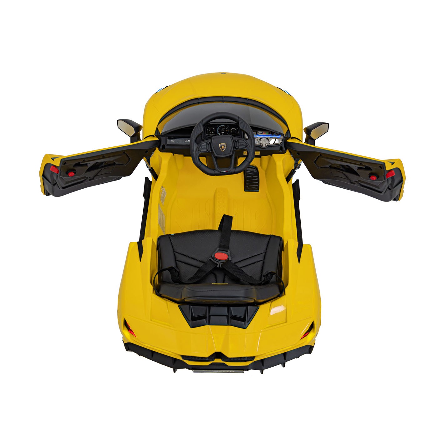 Žluté vozidlo Lamborghini Revuelto