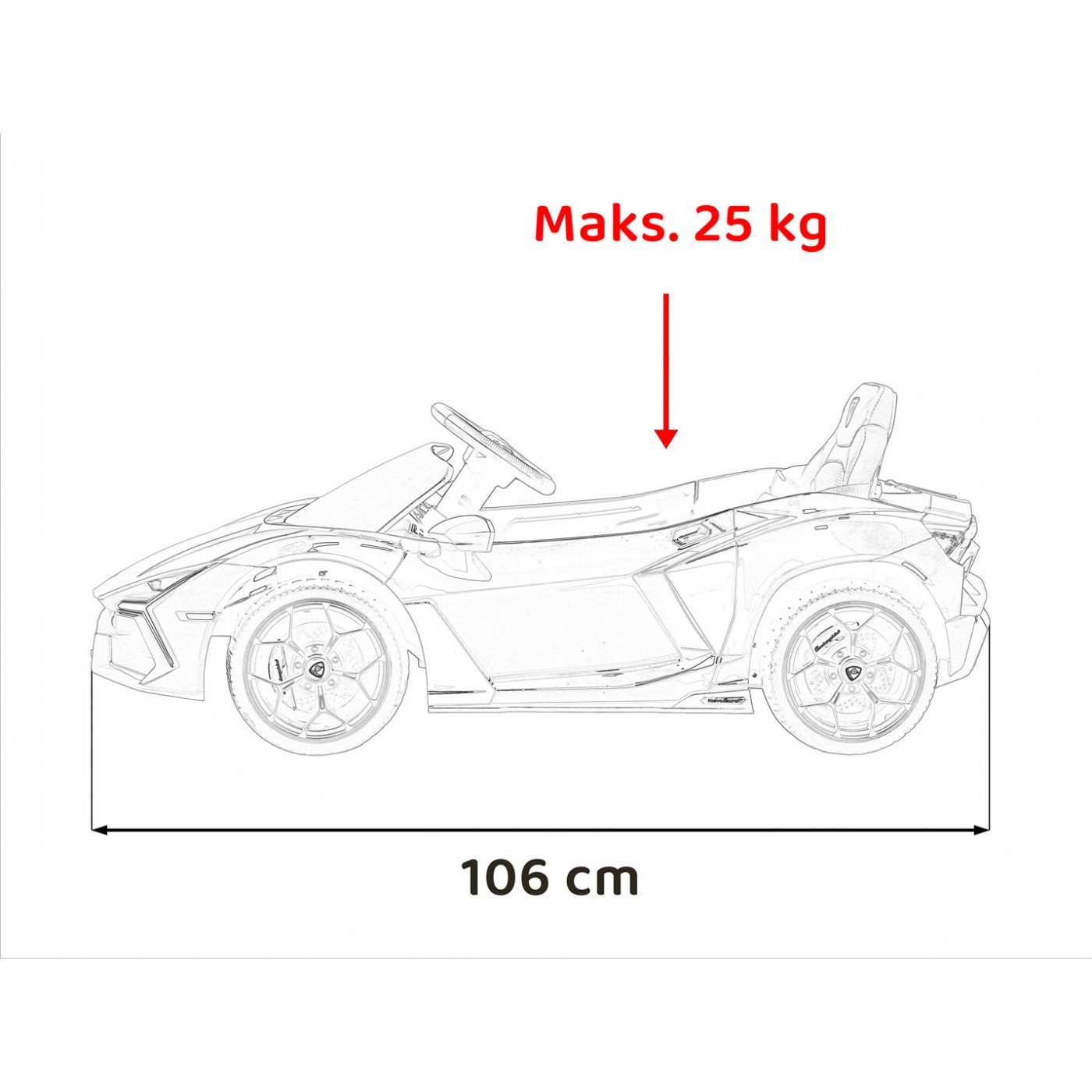 Žluté vozidlo Lamborghini Revuelto