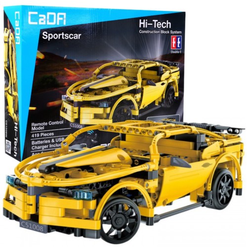 Technické bloky CaDA 419 el. Dálkově ovládaný sportovní vůz pro děti 6+