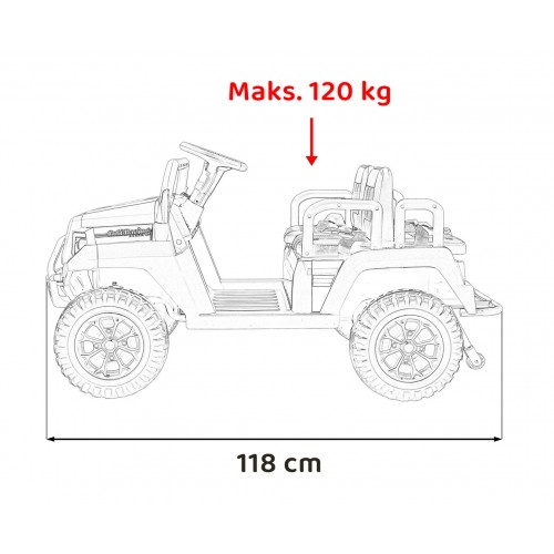 Champion 4-místný buggy, zelený