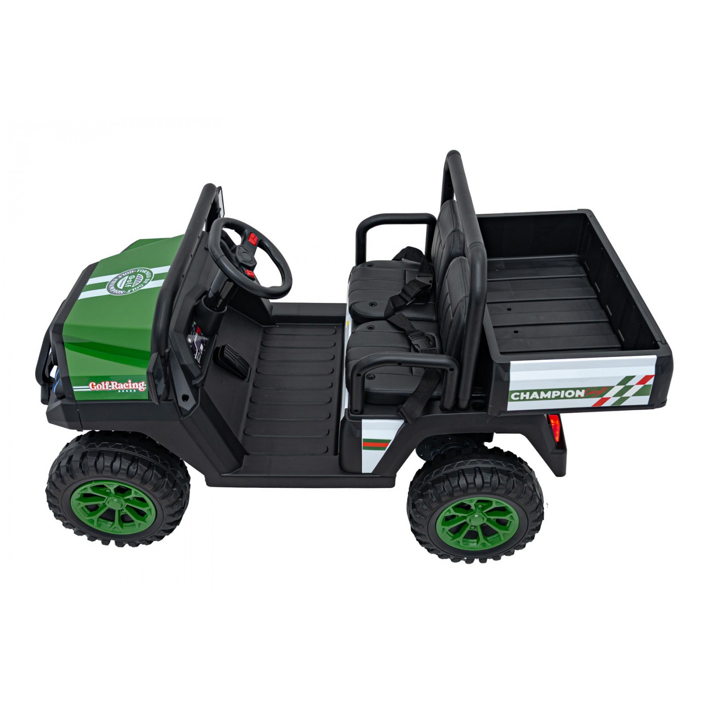 Šampion zelené pick-up vozidlo