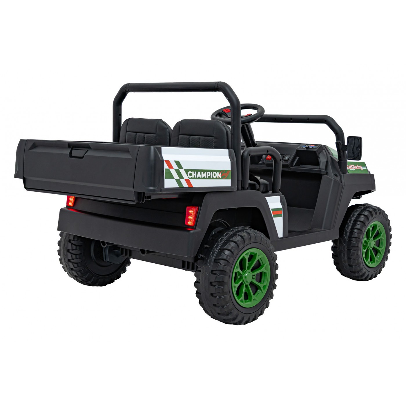 Šampion zelené pick-up vozidlo