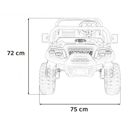 Šampion zelené pick-up vozidlo