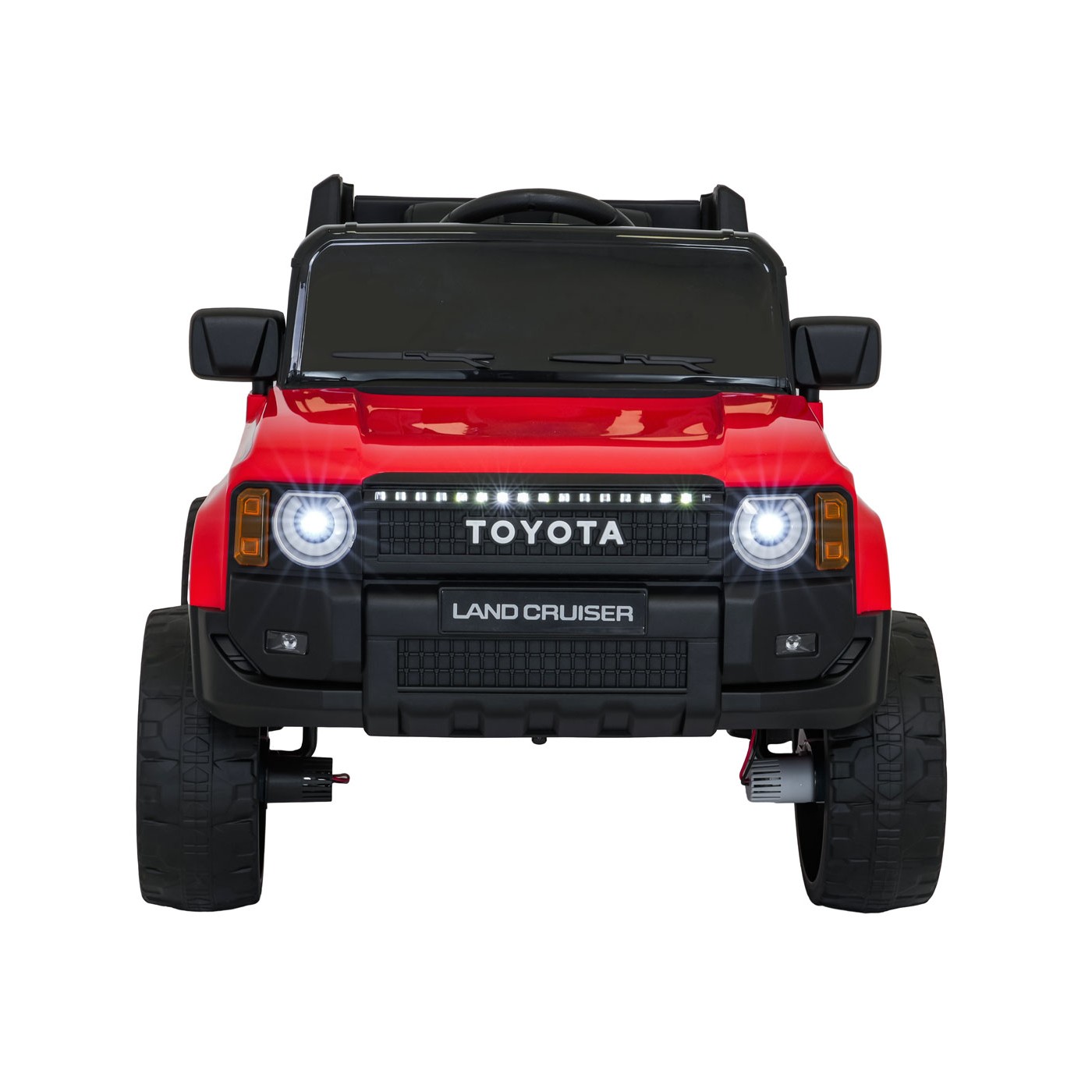 Toyota Land Cruiser PRADO červené vozidlo