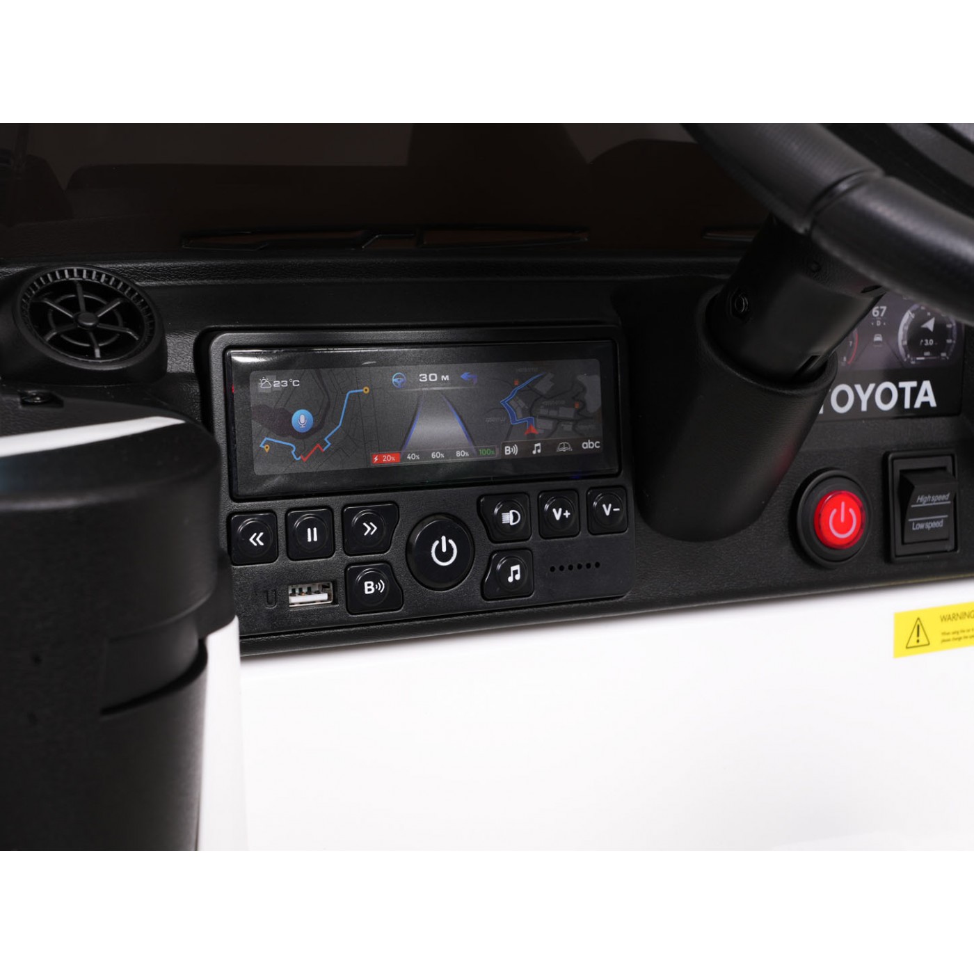 Vozidlo Toyota Land Cruiser PRADO bílé