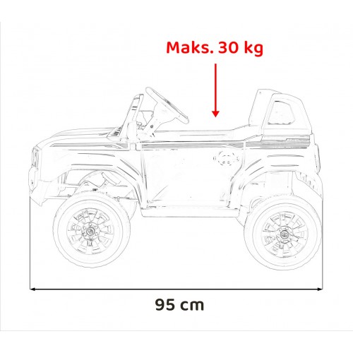 Vozidlo Toyota Land Cruiser PRADO bílé