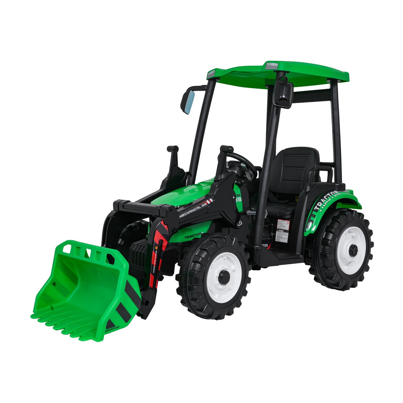 MEGA D68 Tahač Se Zeleným Přívěsem