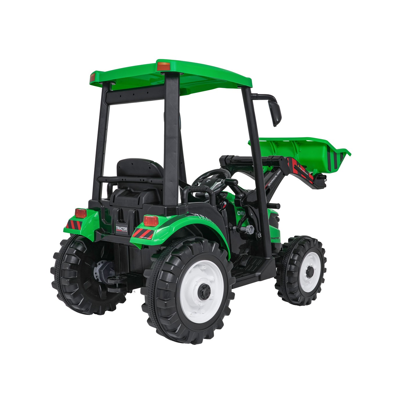 MEGA D68 Tahač Se Zeleným Přívěsem