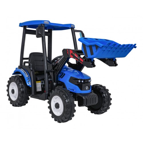 MEGA D68 Tahač S Přívěsem Modrý