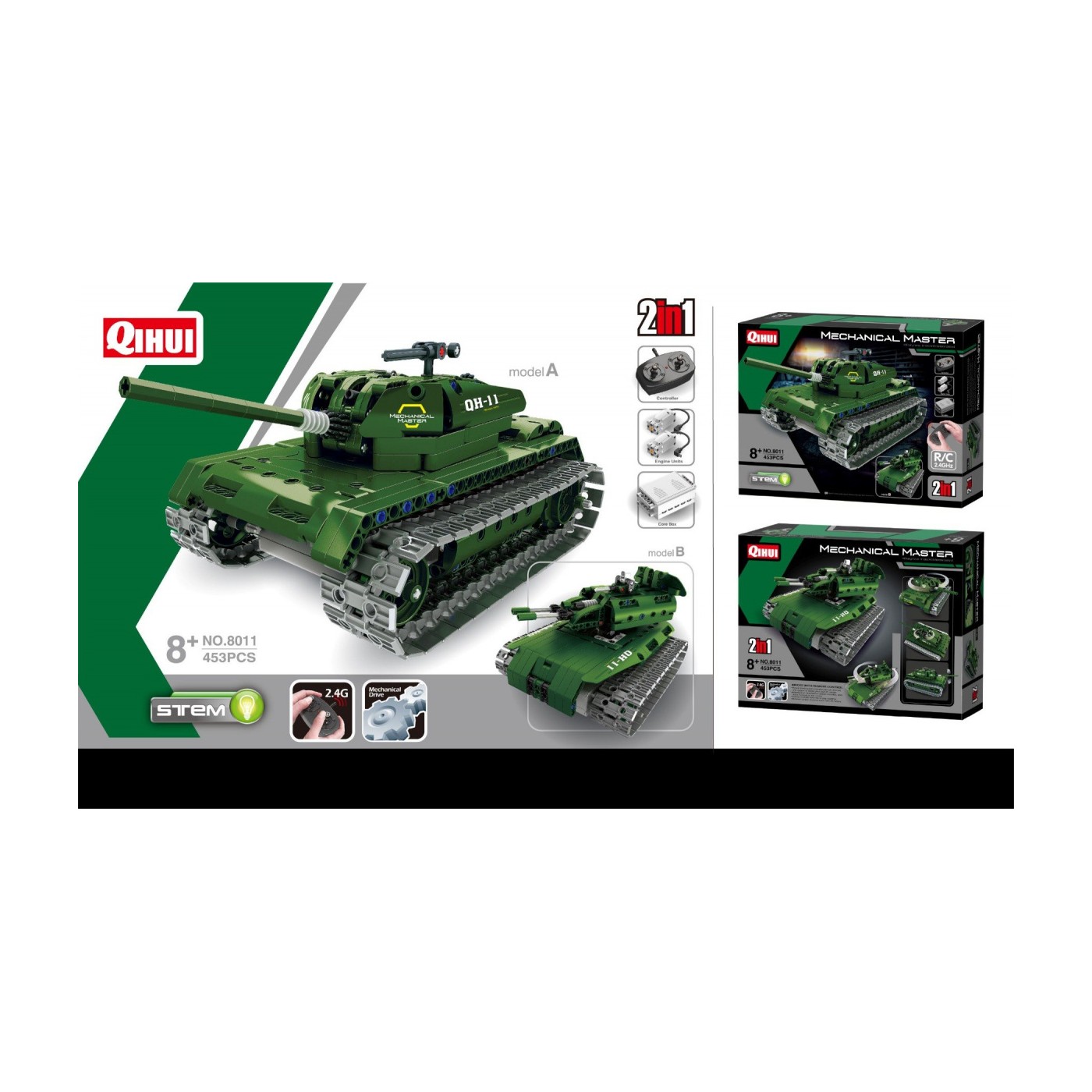 R/C bloky tank 453 el