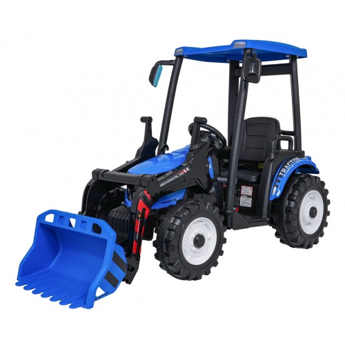 MEGA D68 Tahač S Přívěsem Modrý