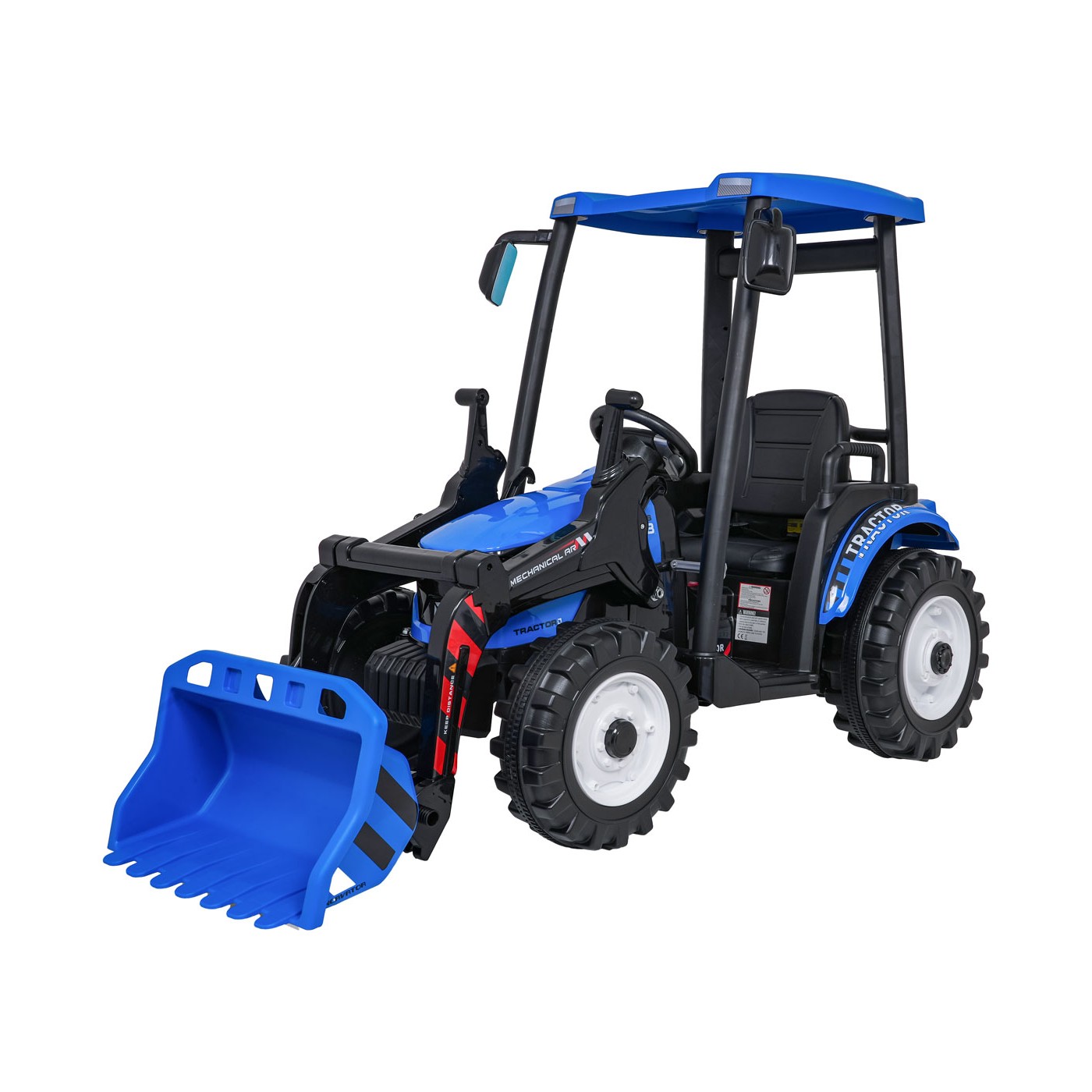 MEGA D68 Tahač S Přívěsem Modrý