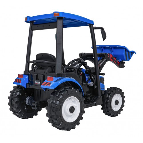 MEGA D68 Tahač S Přívěsem Modrý