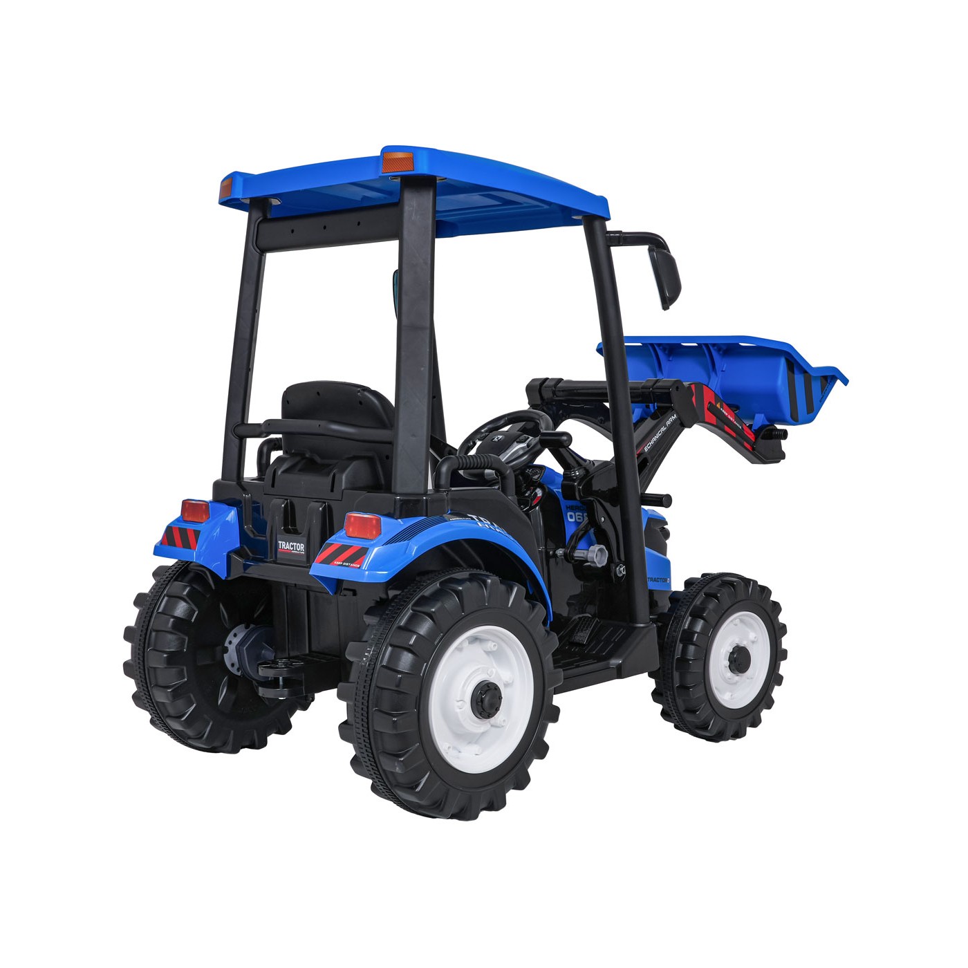 MEGA D68 Tahač S Přívěsem Modrý