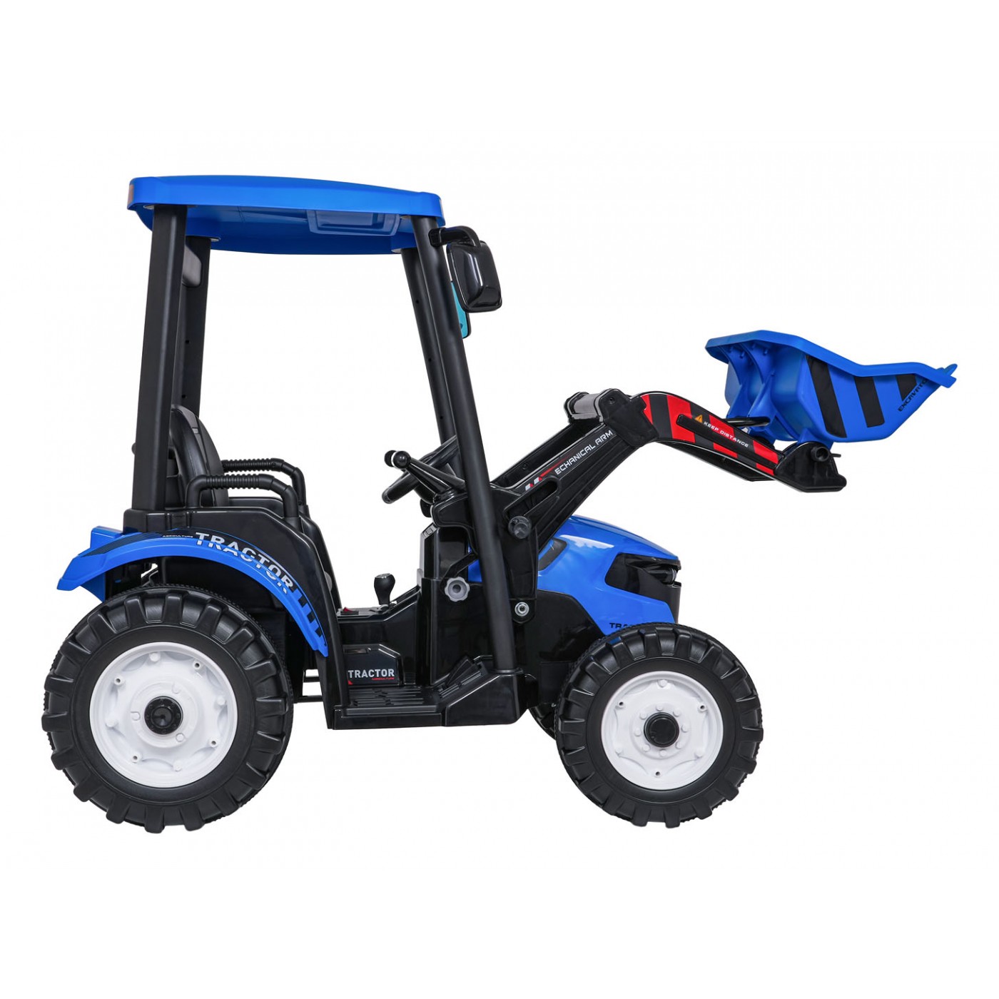 MEGA D68 Tahač S Přívěsem Modrý