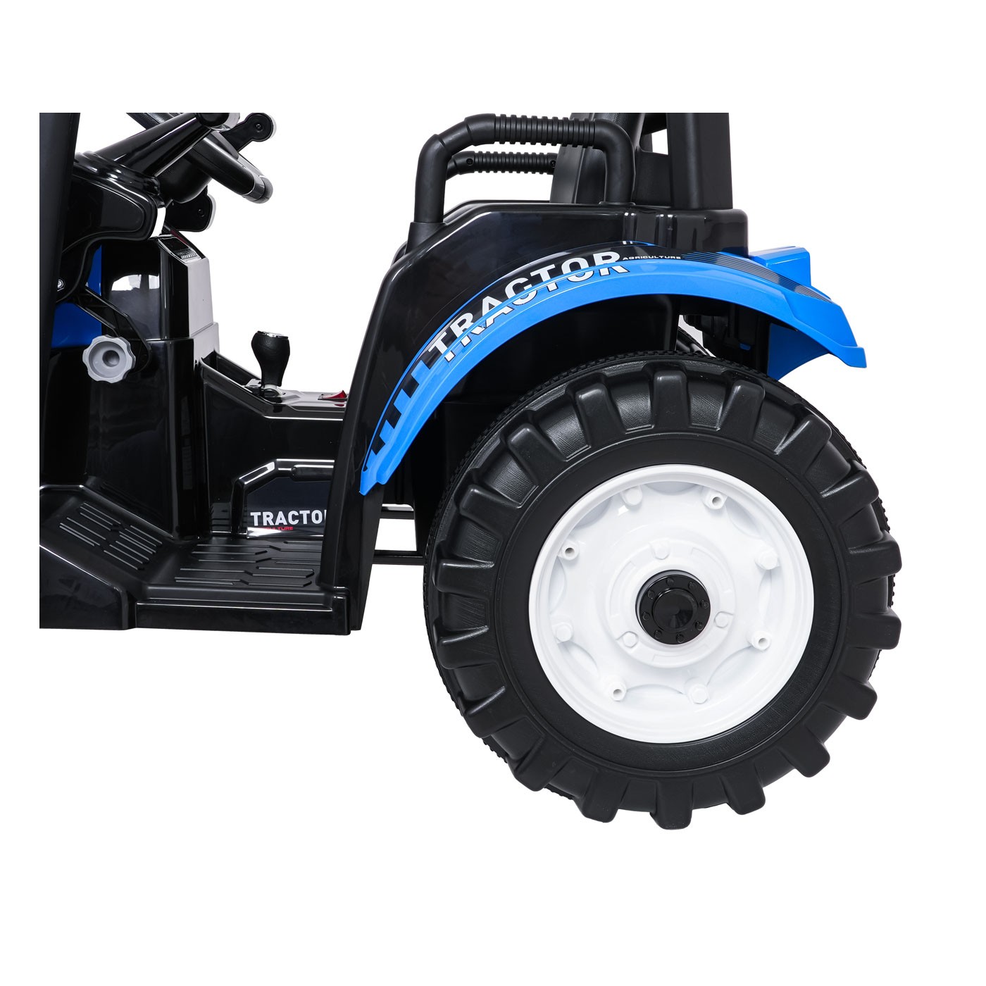 MEGA D68 Tahač S Přívěsem Modrý
