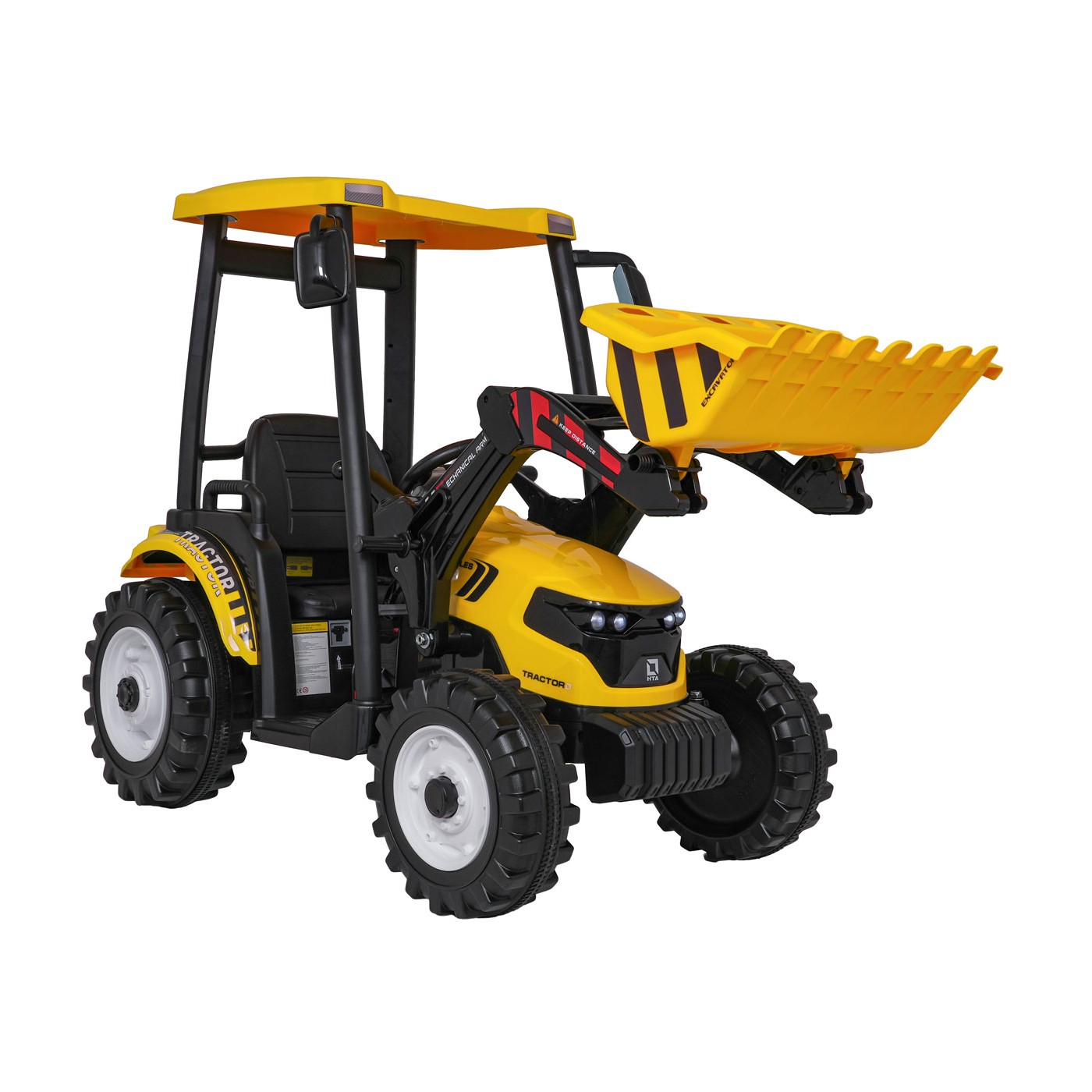 MEGA D68 Tahač S Přívěsem, Žlutá