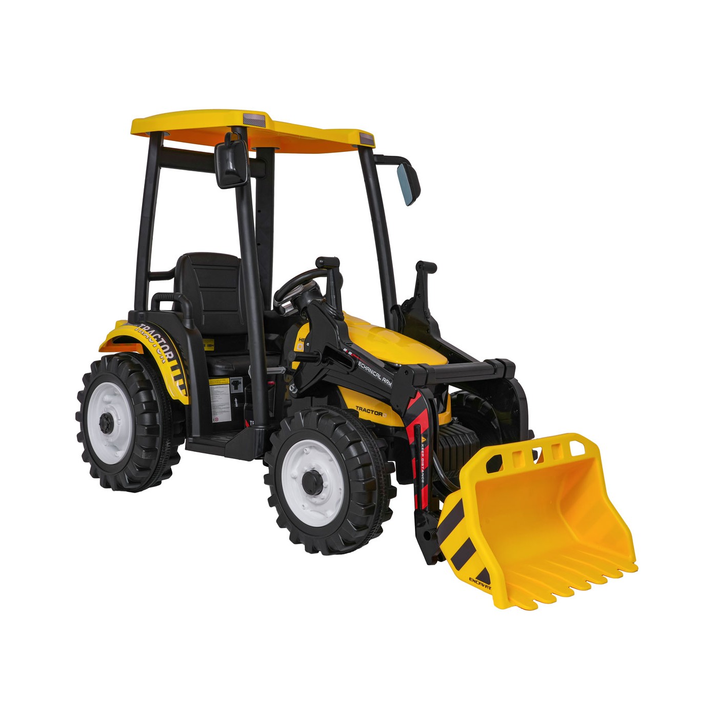MEGA D68 Tahač S Přívěsem, Žlutá