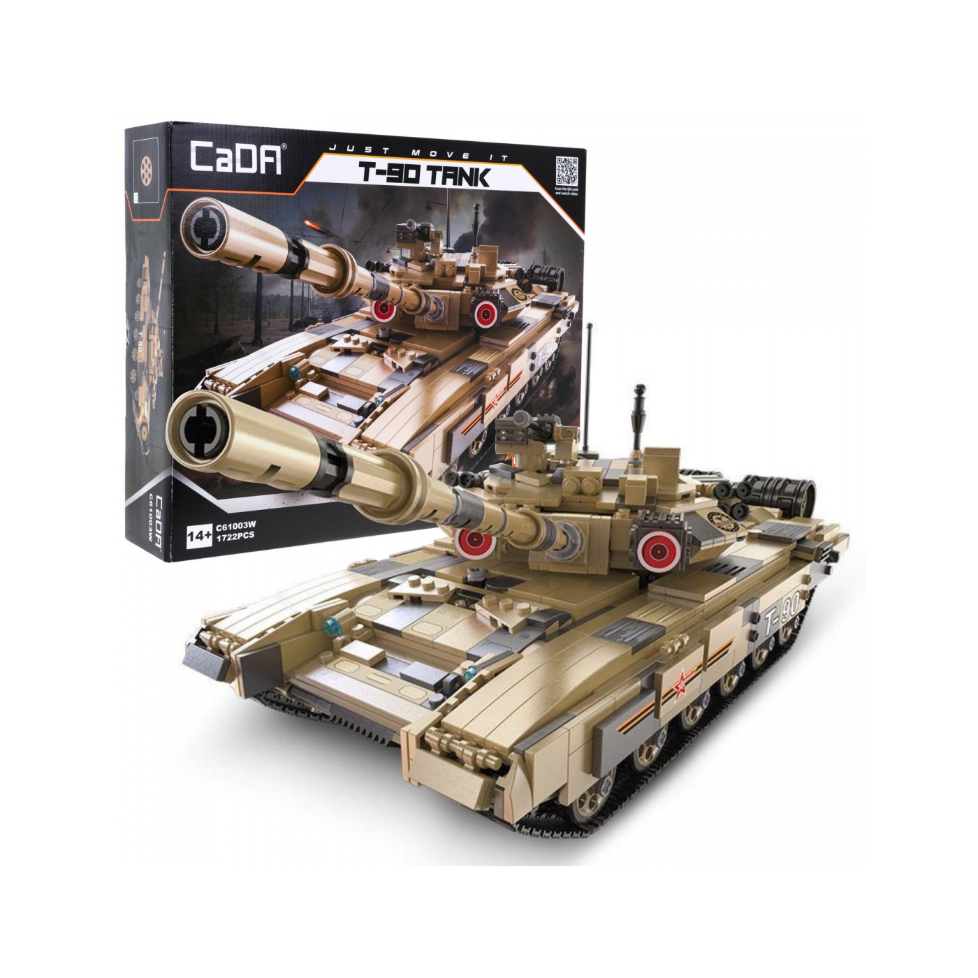 R/C bloky T-90 tank 1722 el EE