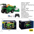 R/C Harvester 1:24 zelená s funkcí kouře