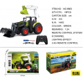 R/C traktor 1:24 zelený s funkcí rypadla