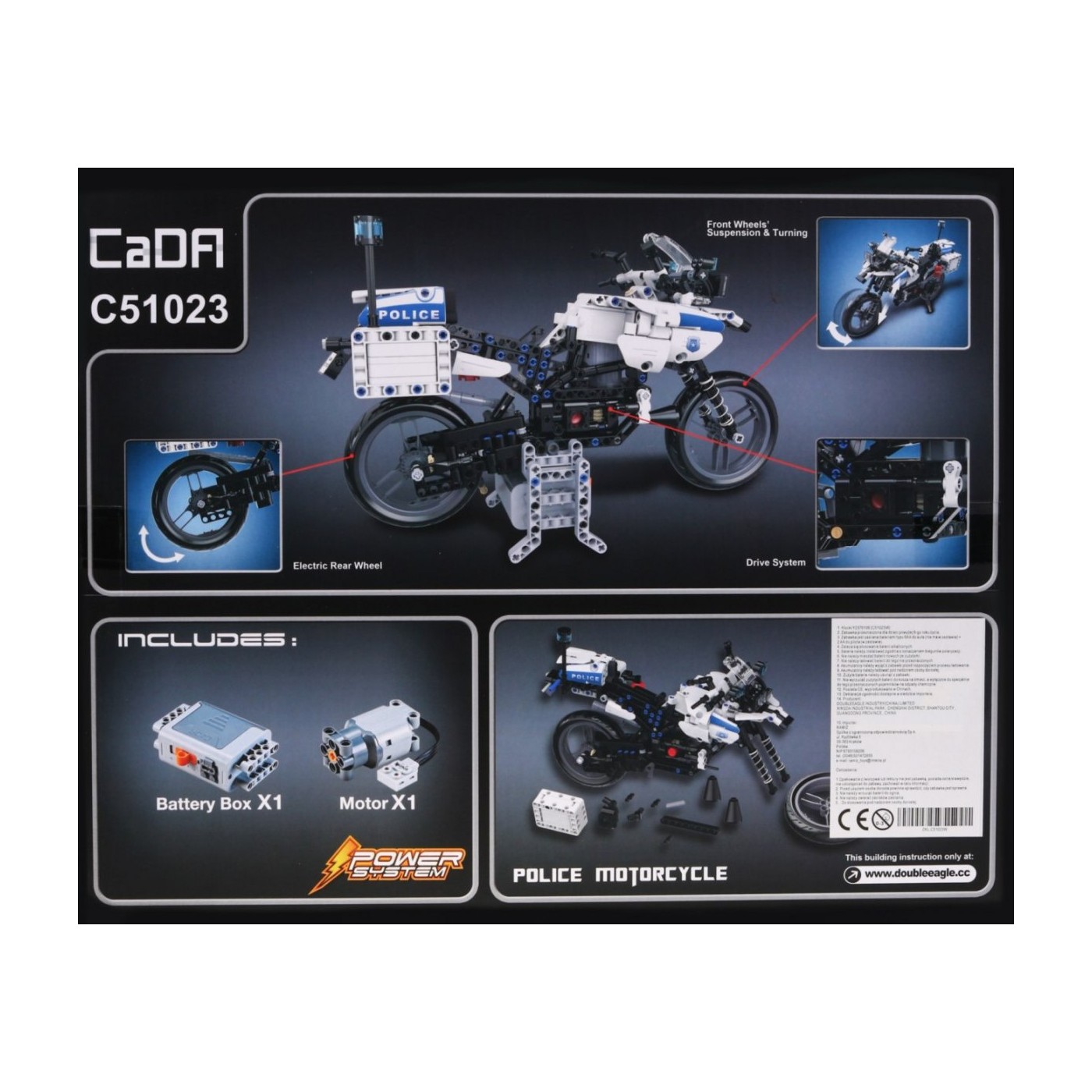 R/C bloky Motocyklová policie 539el EE