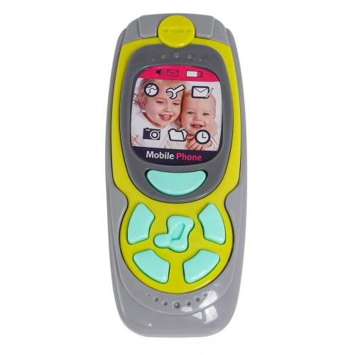 Dětská interaktivní sada ovladačů 3+ Volant + Ovládání s klíči + Telefon + Zvuky světla