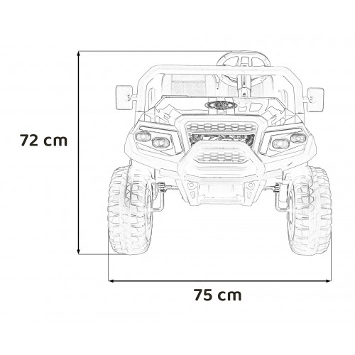 Champion 4-místný buggy, zelený