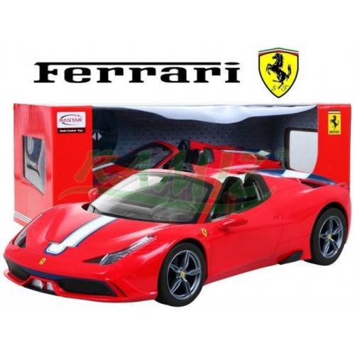 Autíčko R C Ferrari 458 Special A červená 1 14 RASTAR