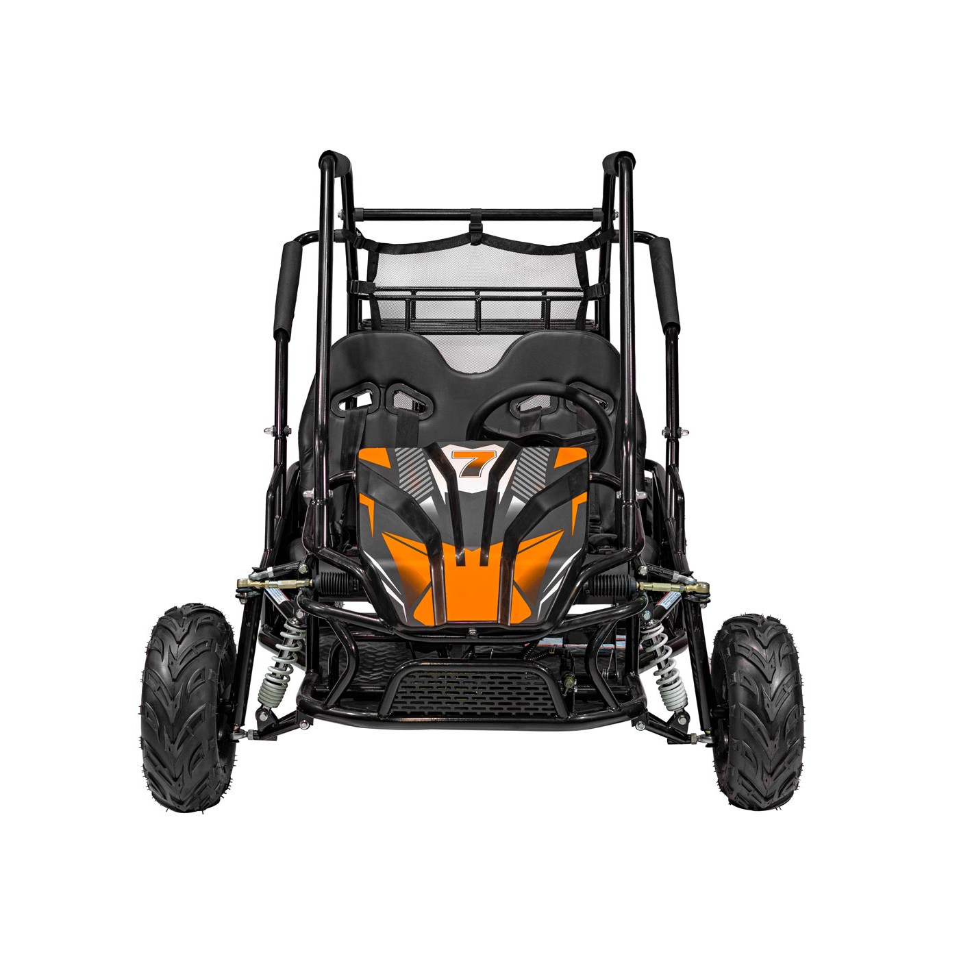 copy of Quad Highper na baterii žlutá 35 km/h + střídavý motor 1000 W + nafouknutá kola + nastavení sedadla