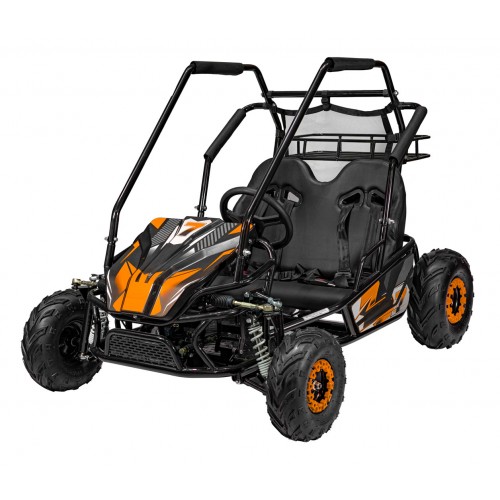 copy of Quad Highper na baterii žlutá 35 km/h + střídavý motor 1000 W + nafouknutá kola + nastavení sedadla