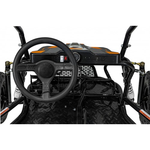 copy of Quad Highper na baterii žlutá 35 km/h + střídavý motor 1000 W + nafouknutá kola + nastavení sedadla