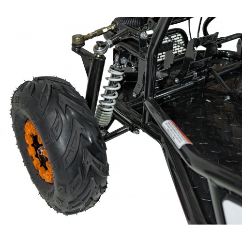 copy of Quad Highper na baterii žlutá 35 km/h + střídavý motor 1000 W + nafouknutá kola + nastavení sedadla