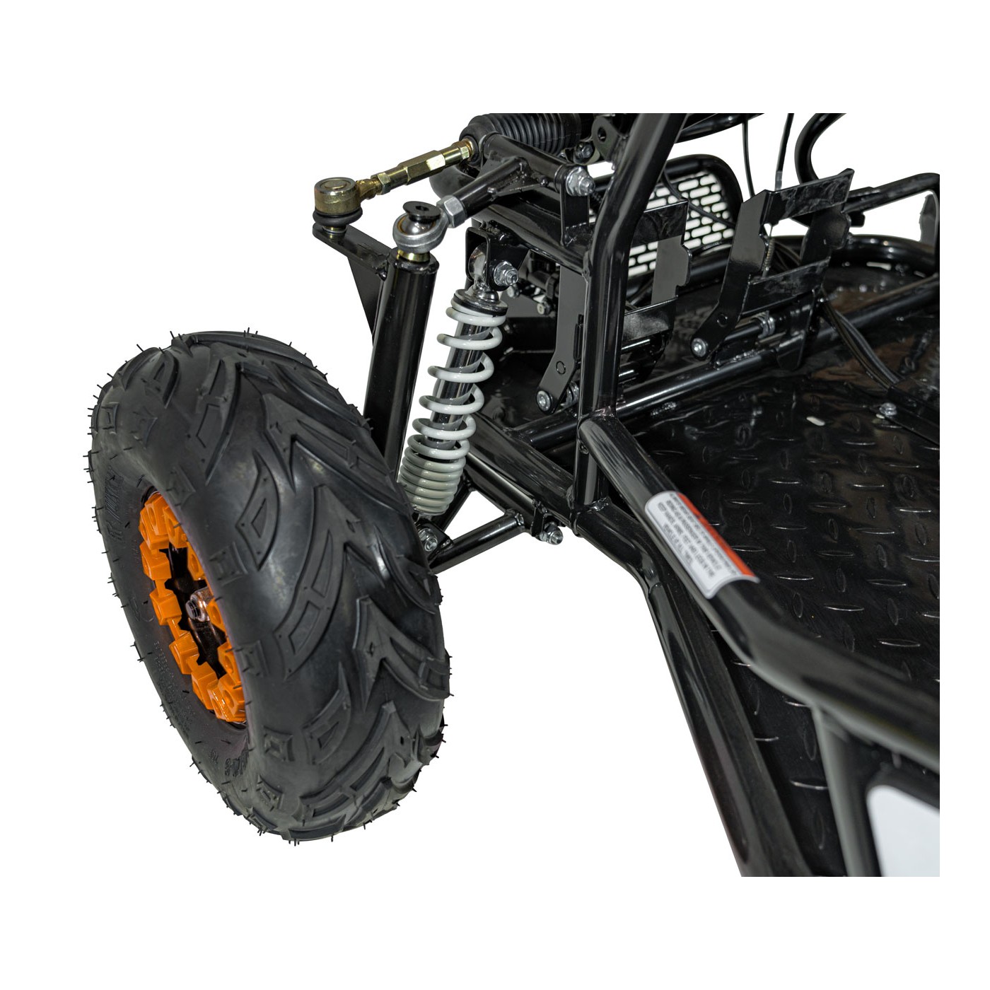 copy of Quad Highper na baterii žlutá 35 km/h + střídavý motor 1000 W + nafouknutá kola + nastavení sedadla