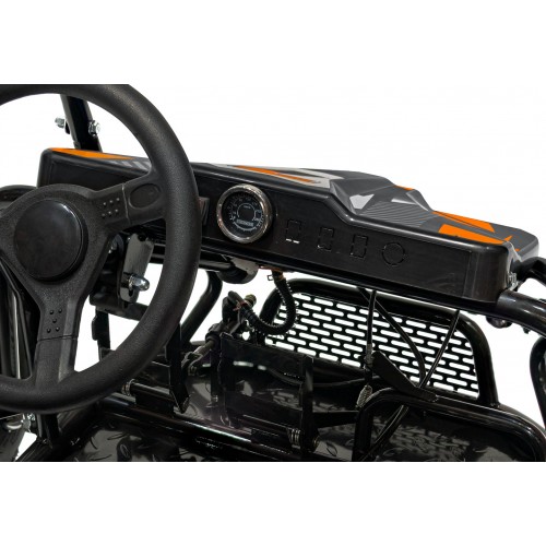 copy of Quad Highper na baterii žlutá 35 km/h + střídavý motor 1000 W + nafouknutá kola + nastavení sedadla