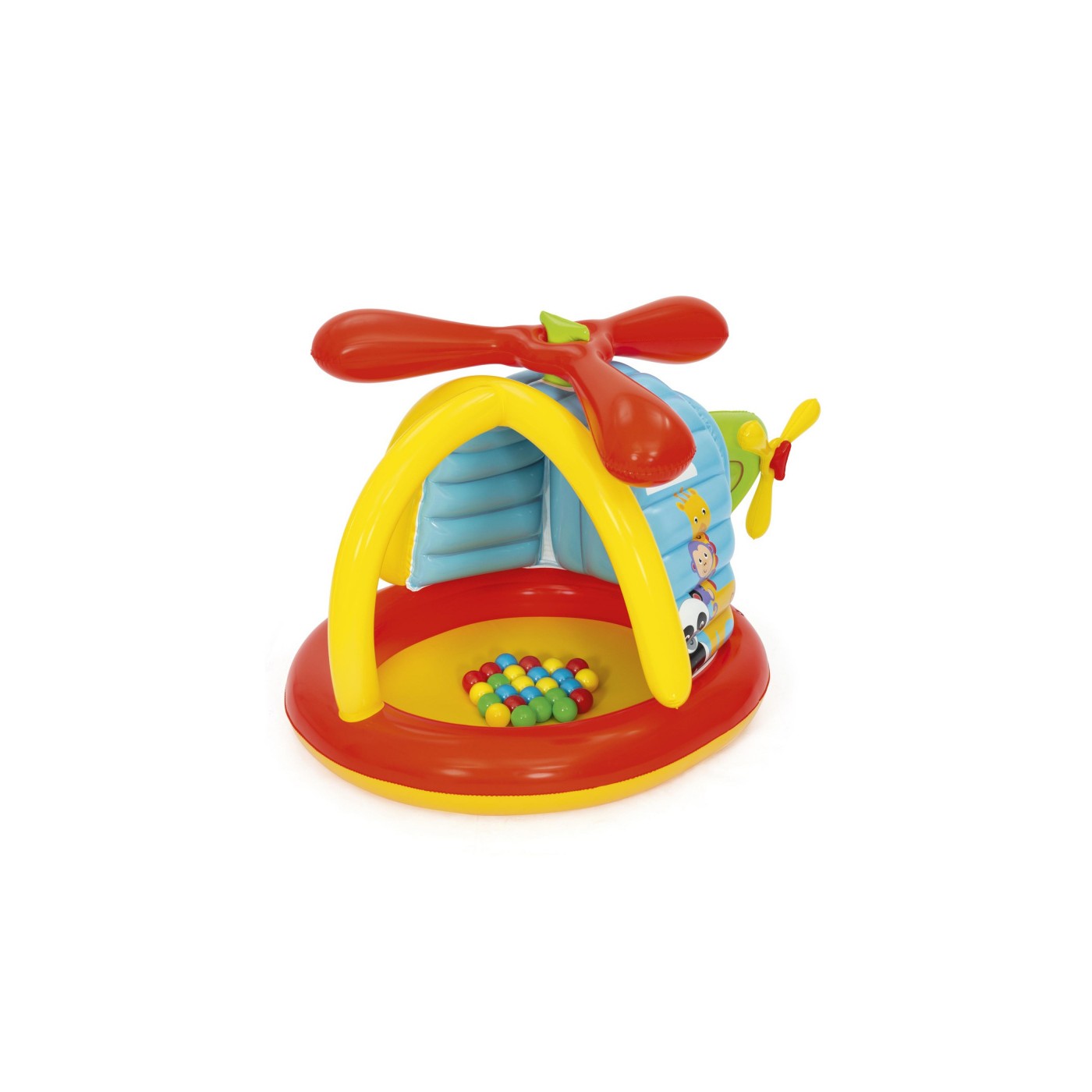 BESTWAY 155x102x91cm + míčky nafukovací Fisher-Price Playpen pro děti zásobník