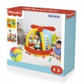 BESTWAY 155x102x91cm + míčky nafukovací Fisher-Price Playpen pro děti zásobník